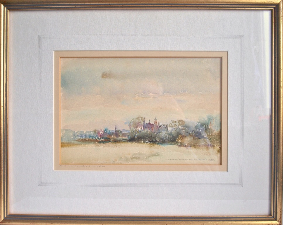 Niet of onleesbaar gesigneerd - Early evening looking towards Eton kopen? Bied vanaf 1!