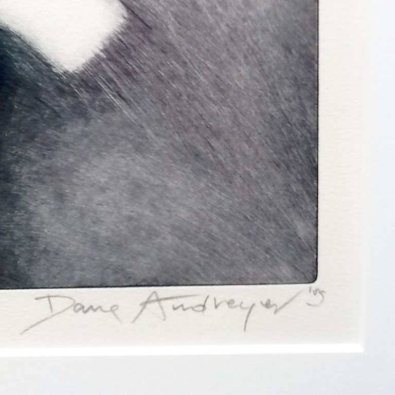 Dana Andreev, ingekleurde ets, Temptation, gesigneerd kopen? Bied vanaf 65!