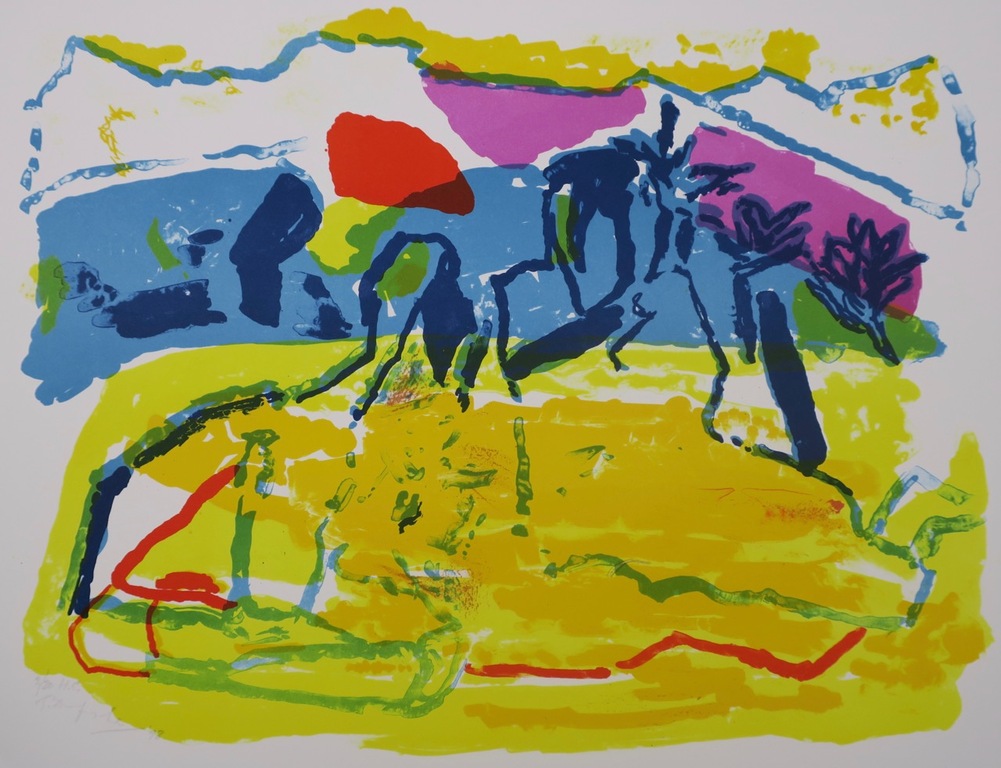 Pieter Defesche: Litho, Hemelse en Aardse liefde III verkocht voor € 60!