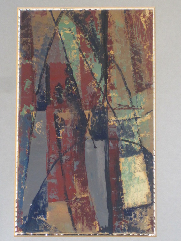R.Franquinet 1915-1979 - abstracte compositie 1970 olieverf  kopen? Bied vanaf 1!