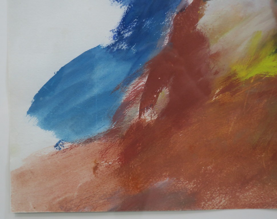 Eugene Brands: Gouache, Panta rhei; Alles stroomt... - Ingelijst kopen? Bied vanaf 1200!