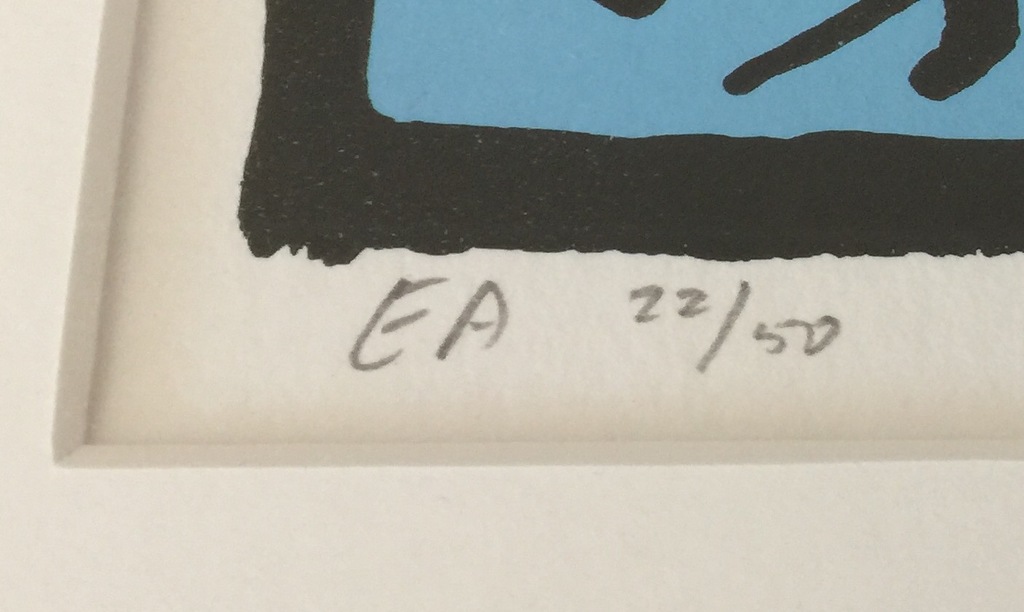 Herman Brood - Originele Handgesigneerde Zeefdruk: "Spoelt U maar" kopen? Bied vanaf 1!