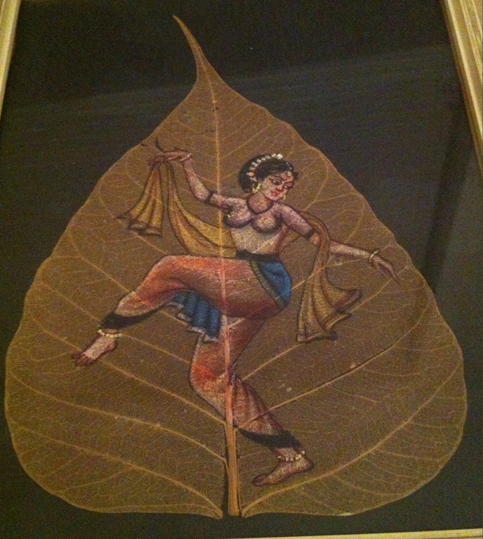 Prachtige bladschildering / India ca 1950 kopen? Bied vanaf 1!