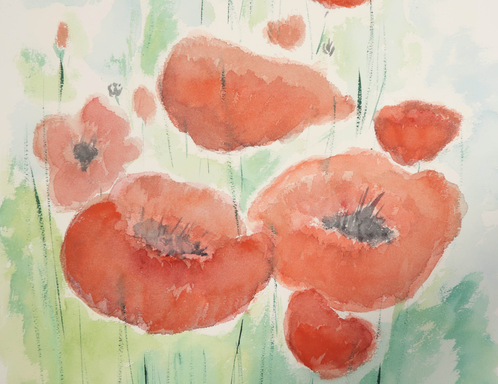 Onbekend gesigneerd: Aquarel, Zonder titel kopen? Bied vanaf 1!