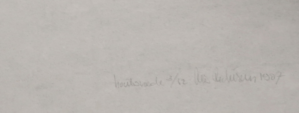 Cees Andriessen: Houtsnede op Rijstpapier, Z.T. kopen? Bied vanaf 1!