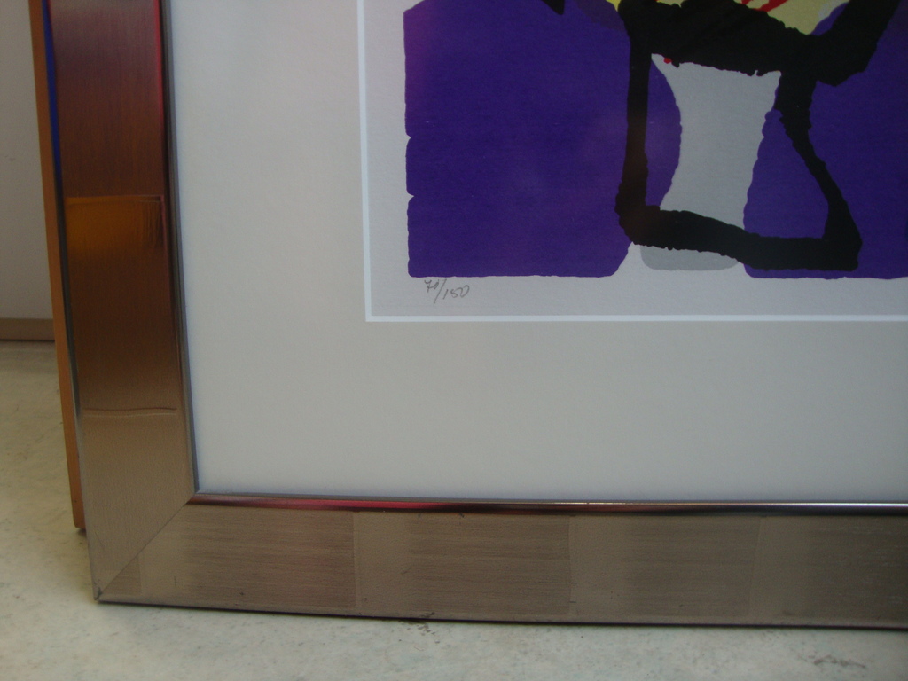 Herman Brood -Zeefdruk - ' TRUE LOVE '  - INGELIJST -  GROOT!!!!                 kopen? Bied vanaf 395!