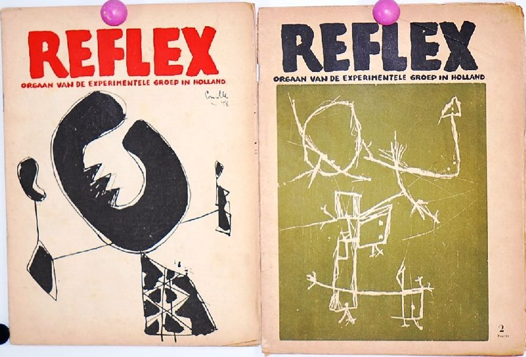 Corneille/Appel/Constant etc: Reflex deel 1 en 2. CoBrA verkocht voor € 650!