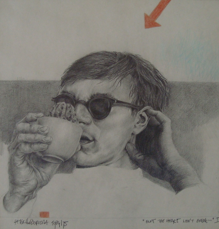 Tekening Andy Warhol door Peter Propstra uit 1974 kopen? Bied vanaf 50!