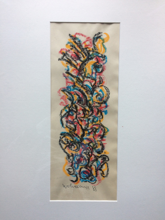 Theo Wolvecamp, olieppastel op papier, 1988 kopen? Bied vanaf 265!