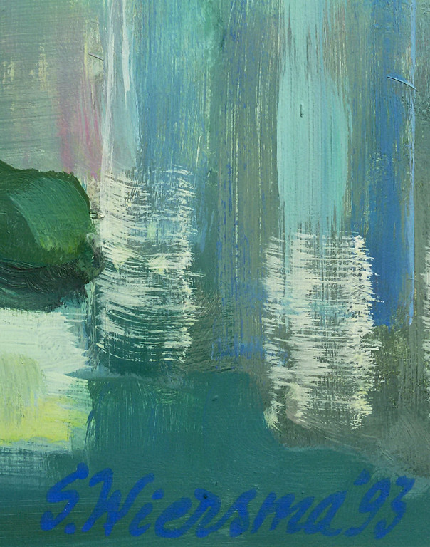 Kan met bloemen, acrylverf op paneel (ingelijst) kopen? Bied vanaf 1!