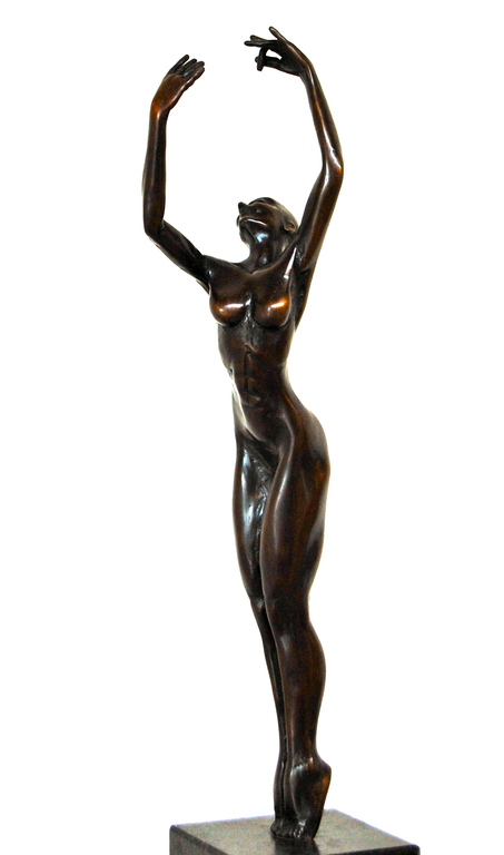 Frans van Straaten , Bronzen beeld,  verkocht voor € 1050!