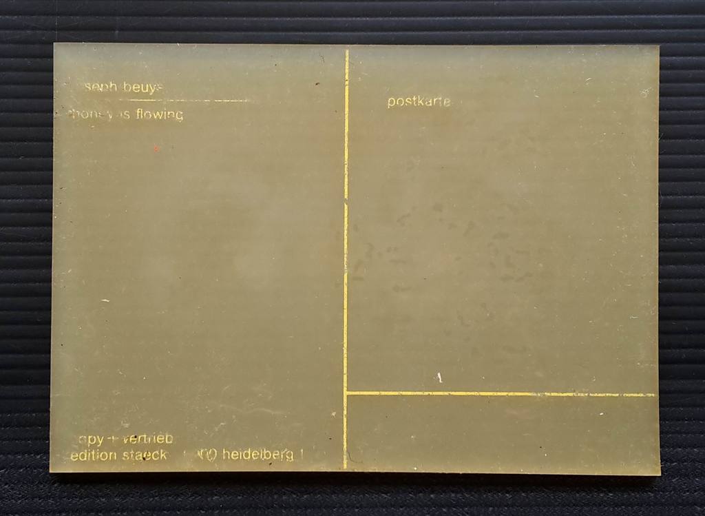 Joseph Beuys, Honey is flowing, 1974, Edition Staeck kopen? Bied vanaf 1!