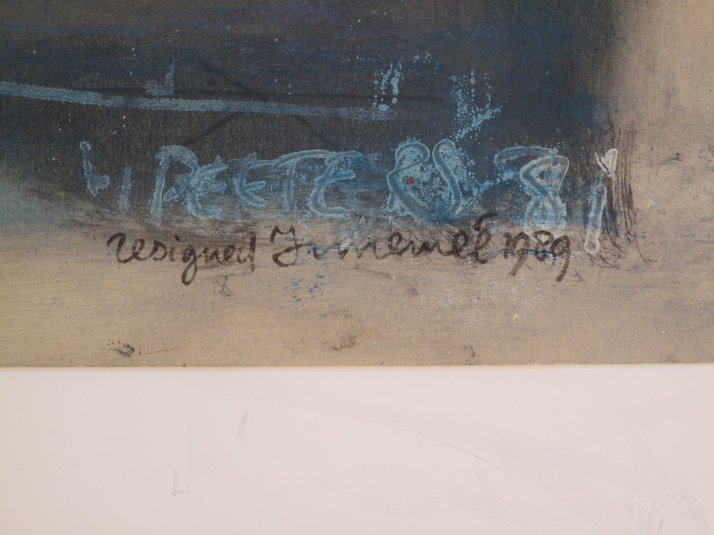 Hans Innemee, Kosmik signs'81/89, gemengde techniek op karton kopen? Bied vanaf 95!