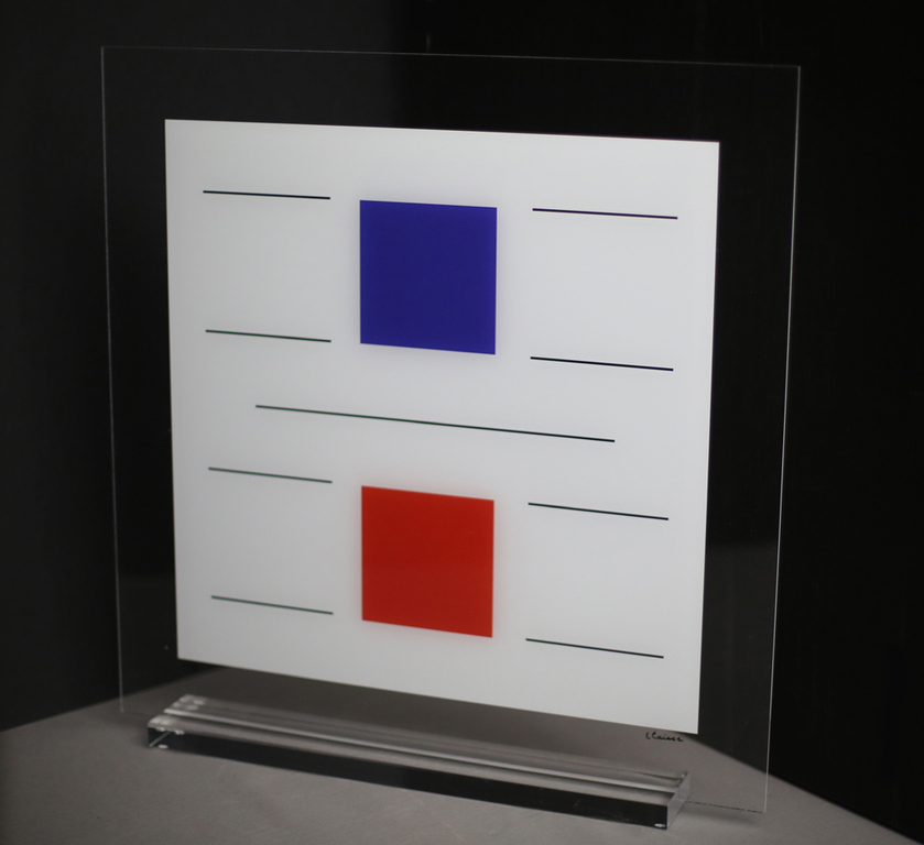 Geneviève Claisse - Gemengde techniek op plexiglas - 'Phase (1)' - 2015 kopen? Bied vanaf 300!