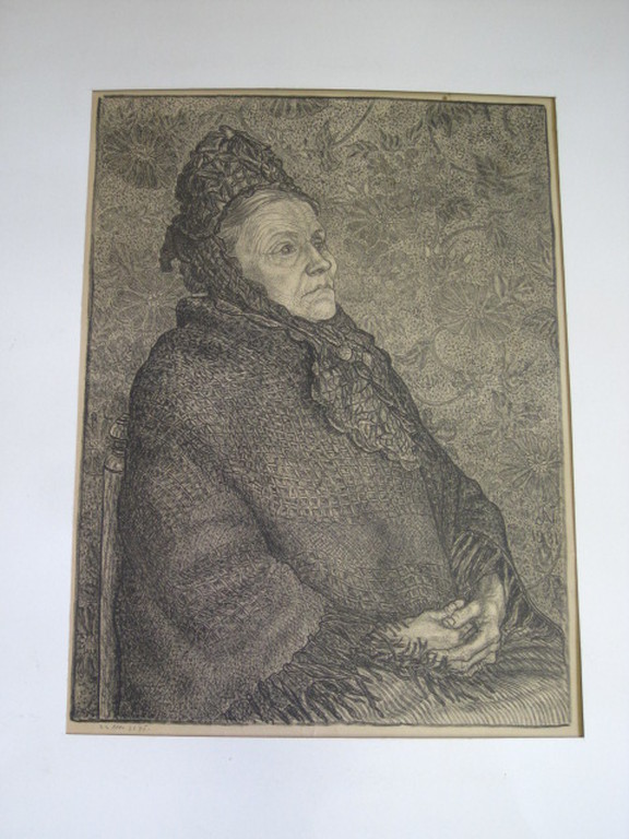 Grote zeldzame Litho Jaap Nieweg 1877-1955 "us beppe" handgesigneerd 1931  kopen? Bied vanaf 1!