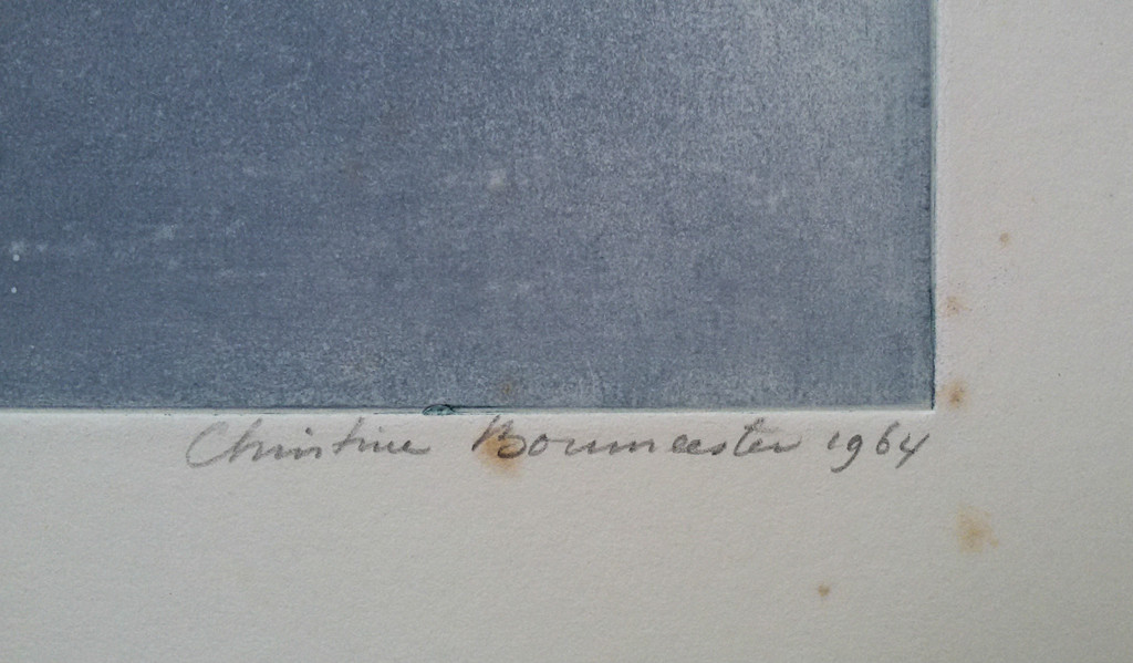Christine Boumeester - Le Vent, aquatint ets kopen? Bied vanaf 20!