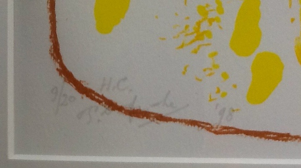 Pieter Defesche,zeefdruk, oplage HC 20, in Barth lijst met passe-partout kopen? Bied vanaf 85!