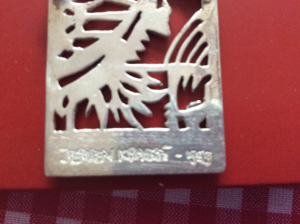 Zilveren broche van Jeroen Krabbe kopen? Bied vanaf 45!