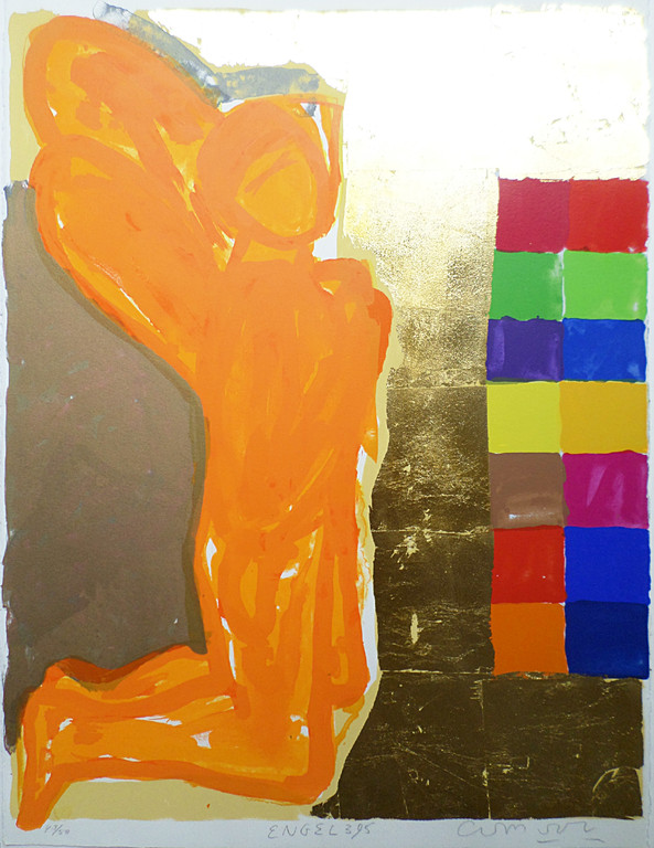 Cees Dolk - Engel, gemengde techniek (mooi gemonteerd) kopen? Bied vanaf 1!