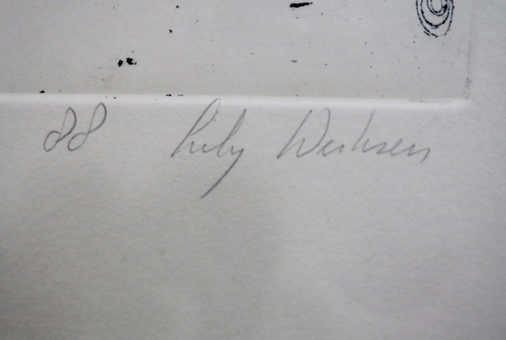 Lily Derksen: Ets, Van de schoonheid - Ingelijst kopen? Bied vanaf 1!