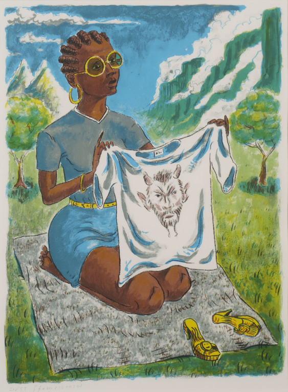 Frans Franciscus: Litho, Veronica in Kaapstad - Ingelijst kopen? Bied vanaf 1!