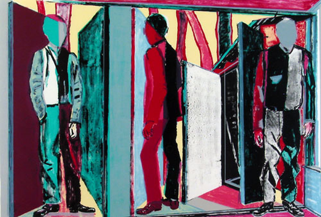 Hans Ebeling Koning Hans Ebeling Koning zeefdruk Verkocht