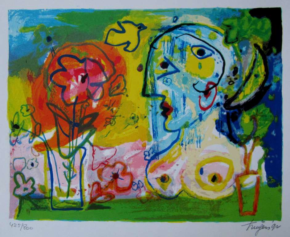 Hans Truijen, zeefdruk uit 1991 kopen? Bied vanaf 75!