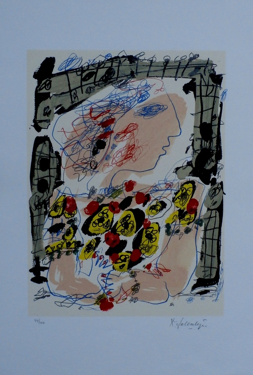 Kees Salentijn - litho - handgesigneerd  verkocht voor € 55!