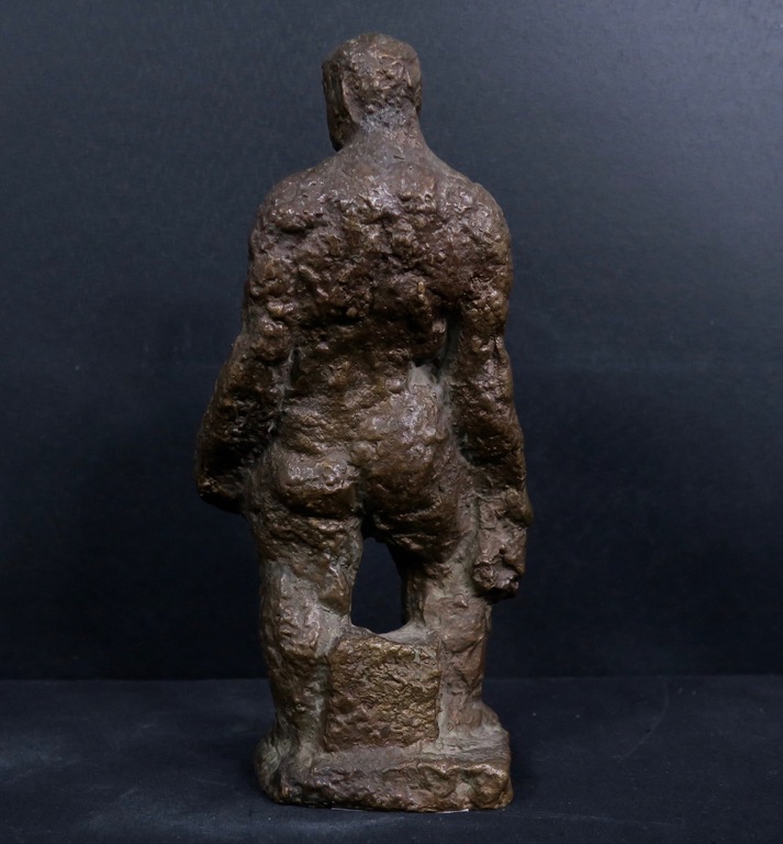 Hubert van Lith: Bronzen sculptuur, Man kopen? Bied vanaf 100!