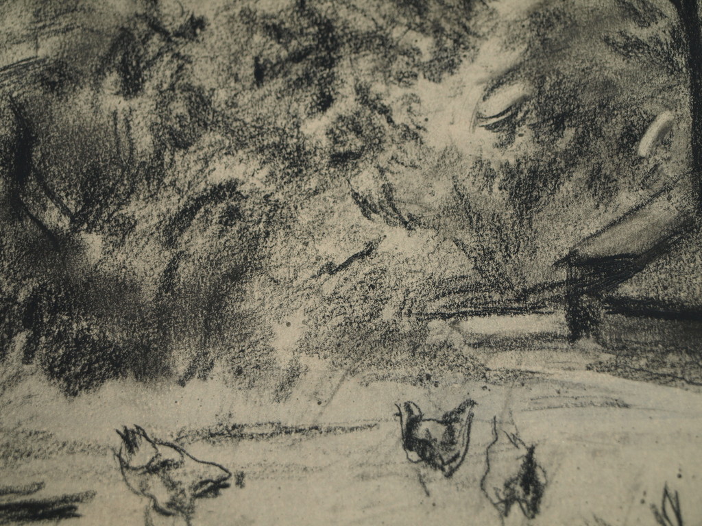 CEES BOLDING (1897-1979) – Tekening – Linde in de Achterhoek –Gesigneerd–ca 1950 kopen? Bied vanaf 25!