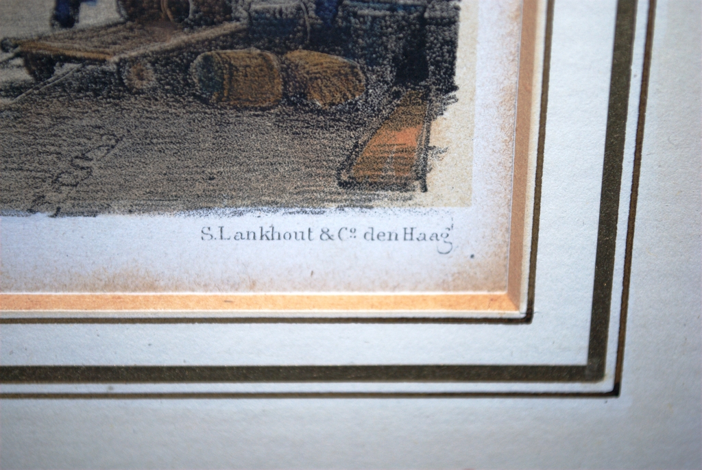 ROTTERDAM, de Westerkade - gekleurde lithografie uit 1878 - prachtig ingelijst kopen? Bied vanaf 35!