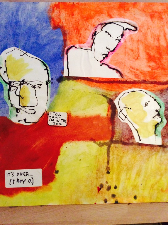 Origineel schilderij / collage Herman Brood: Roy Orbison kopen? Bied vanaf 595!