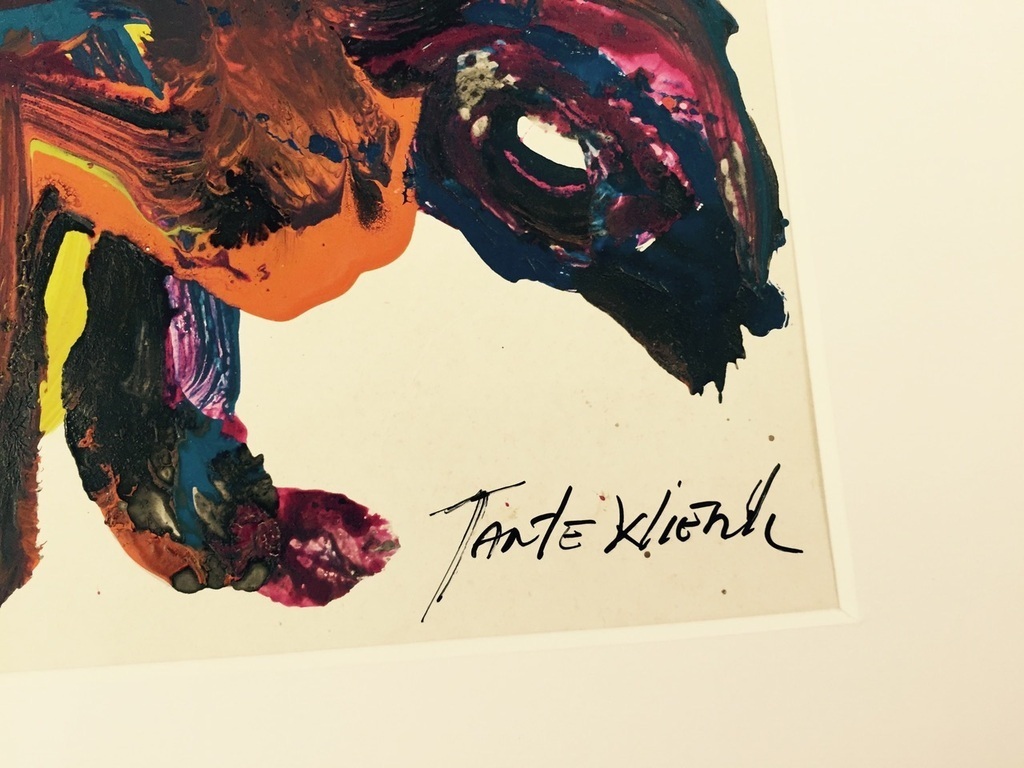 Jan te Wierik, Gemengde techniek op papier. kopen? Bied vanaf 500!