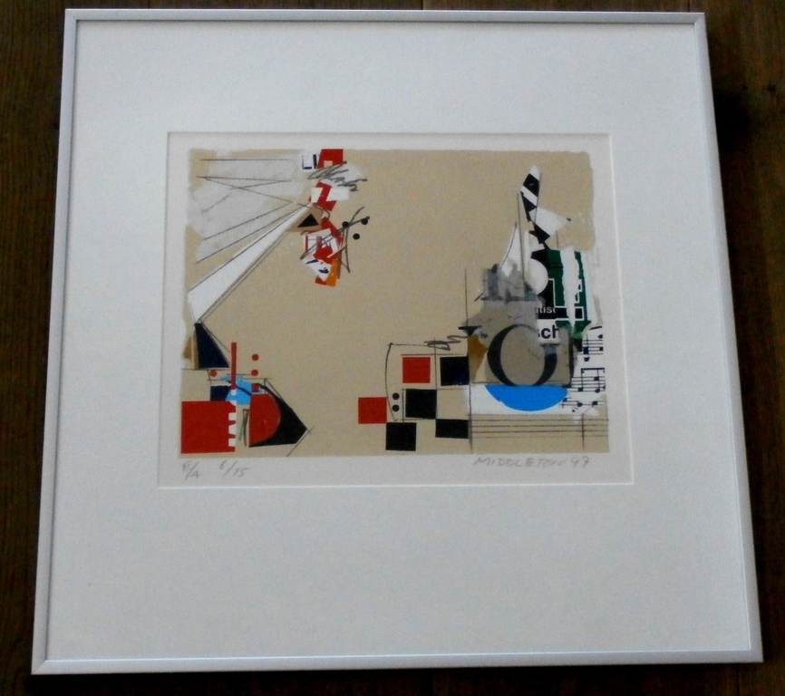 Sam Middleton - ingelijste zeefdruk - 1987 verkocht voor € 65!