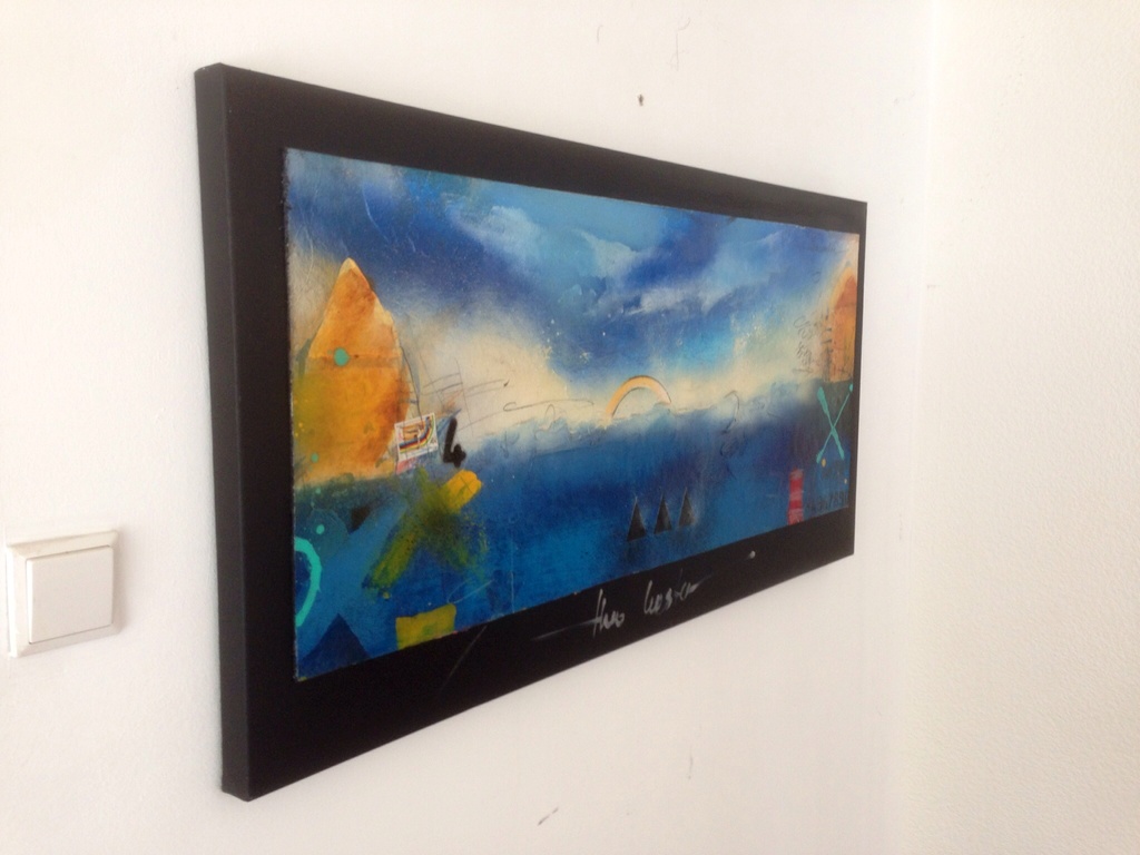 Theo koster,  gemengde techniek , waterland kopen? Bied vanaf 1!