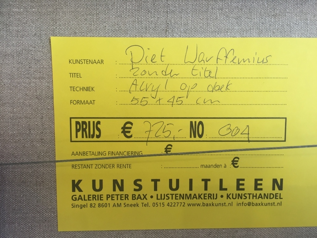 Piet Warffemius  acryl op doek kopen? Bied vanaf 75!