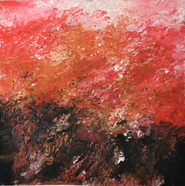 Armando - 'Landschap' - kleurengiclee - gesigneerd - oplage 50 - 2013 verkocht voor € 250!