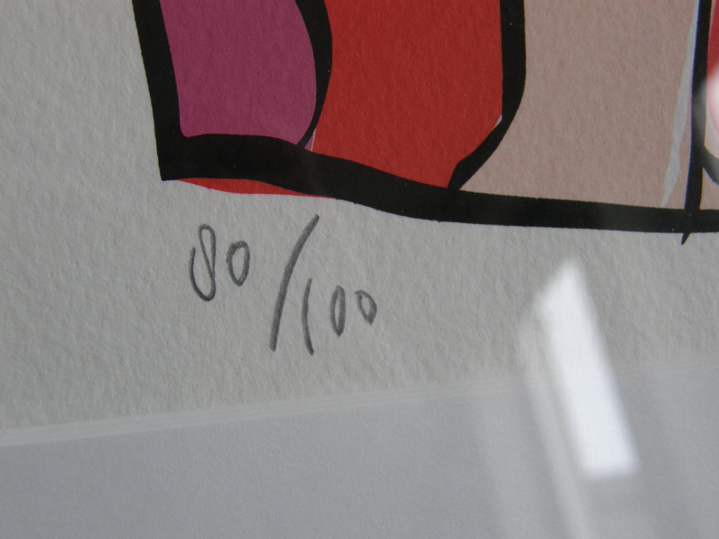 Selwyn Senatori: ingelijste zeefdruk, genummerd en potlood gesigneerd kopen? Bied vanaf 145!