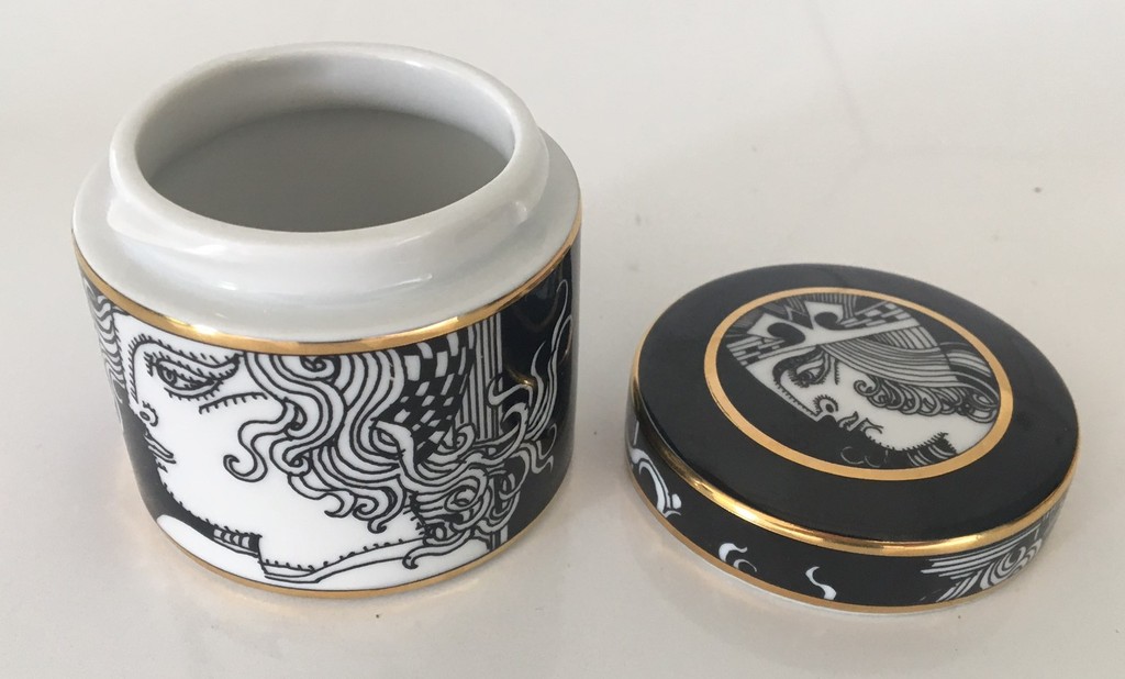 Endre Szász (1926-2003) voor Hollohaza - Porseleinen dekseldoosje  kopen? Bied vanaf 24!