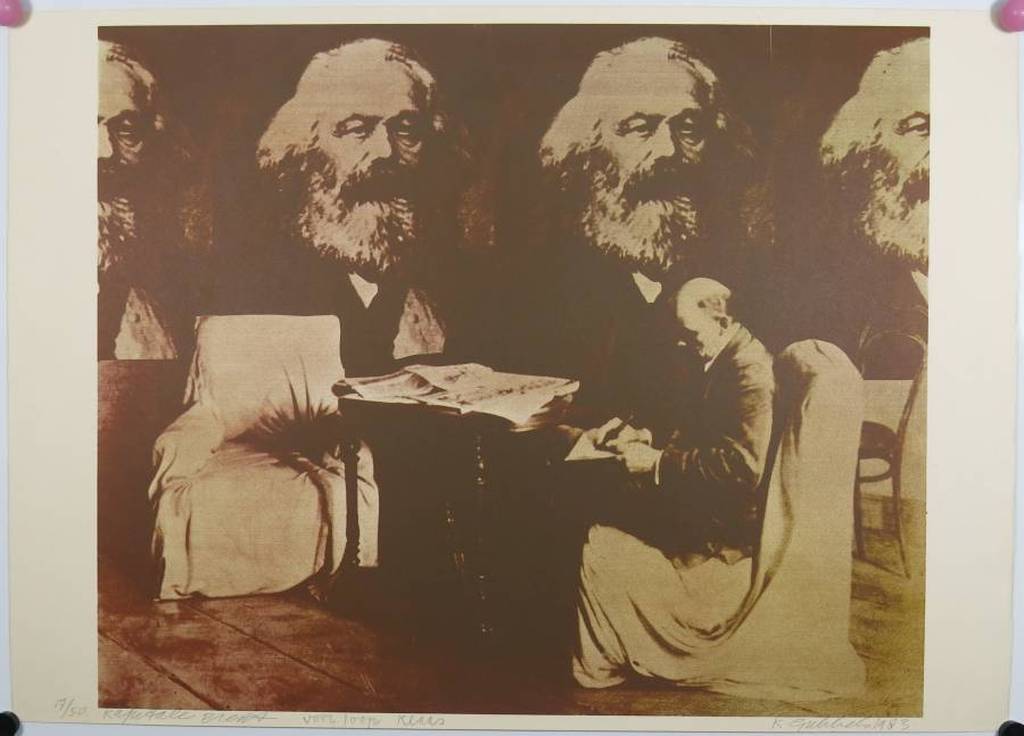 Klaas Gubbels: Zeefdruk, Kapitale prent kopen? Bied vanaf 100!