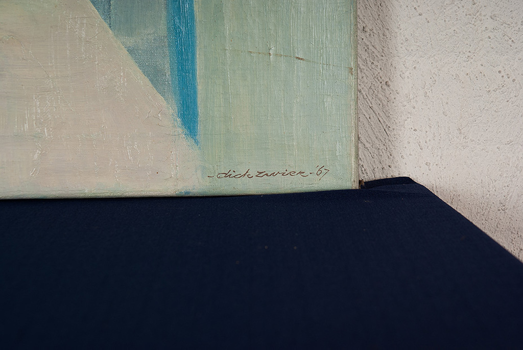 Dick Zwier - Olieverf op doek - Mykonos Griekenland kopen? Bied vanaf 29!