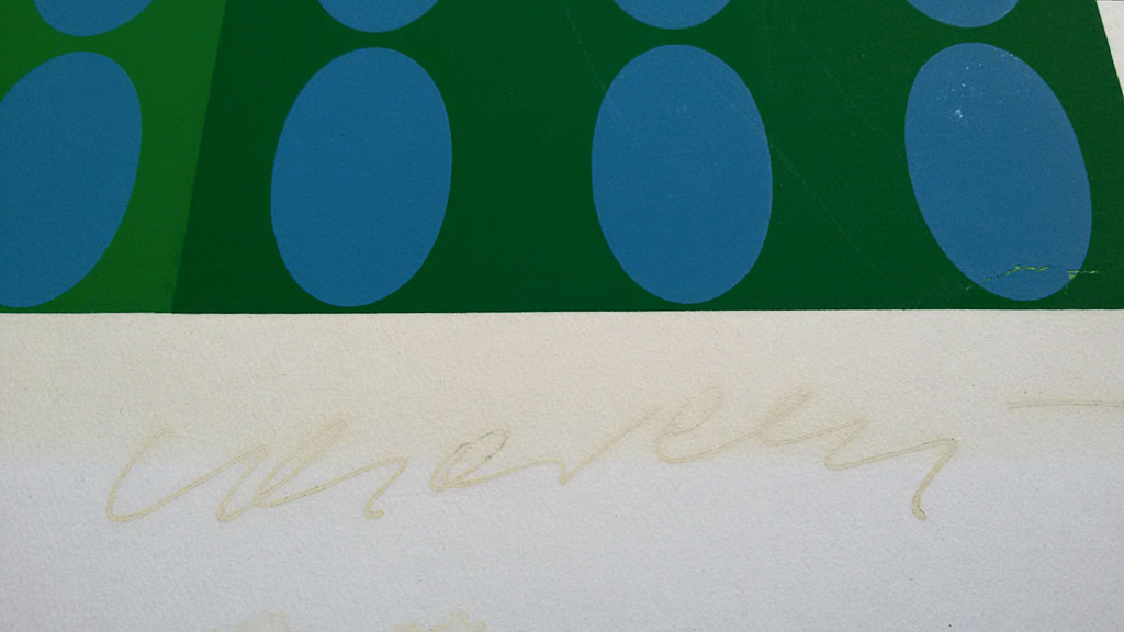 Victor Vasarely - Geometrisch abstract, zeefdruk kopen? Bied vanaf 175!