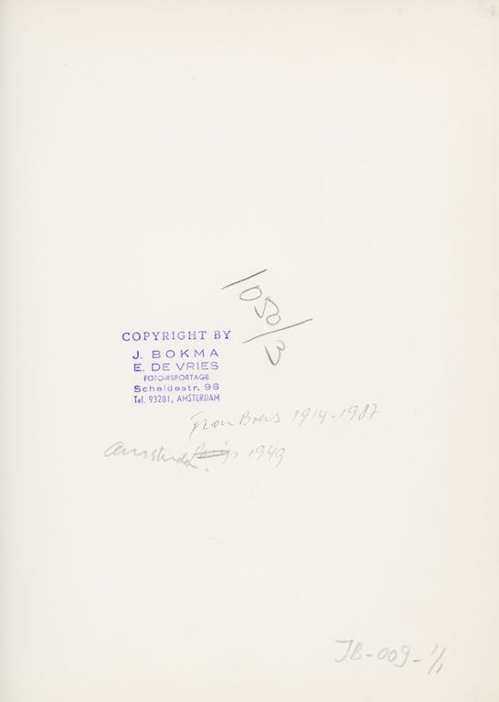 Jo Bokma (1913-2008) - Portret Frans Boers, 1949 kopen? Bied vanaf 50!