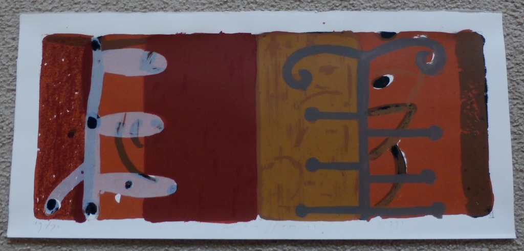 Piet Warffemius, zeefdruk: Compositie 3, handgesigneerd kopen? Bied vanaf 85!