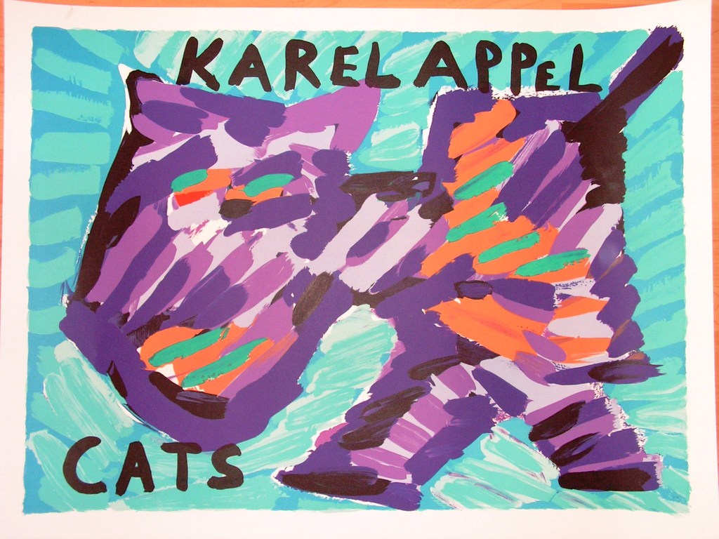 Karel Appel - lithografie  - Cats kopen? Bied vanaf 65!