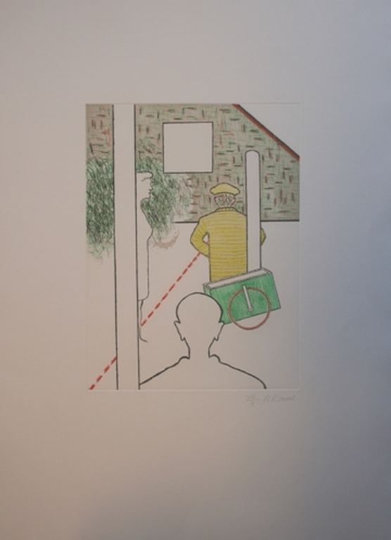 Roger Raveel (1921-2013) - Ets-Aquatint - Drie menselijke figuren kopen? Bied vanaf 550!