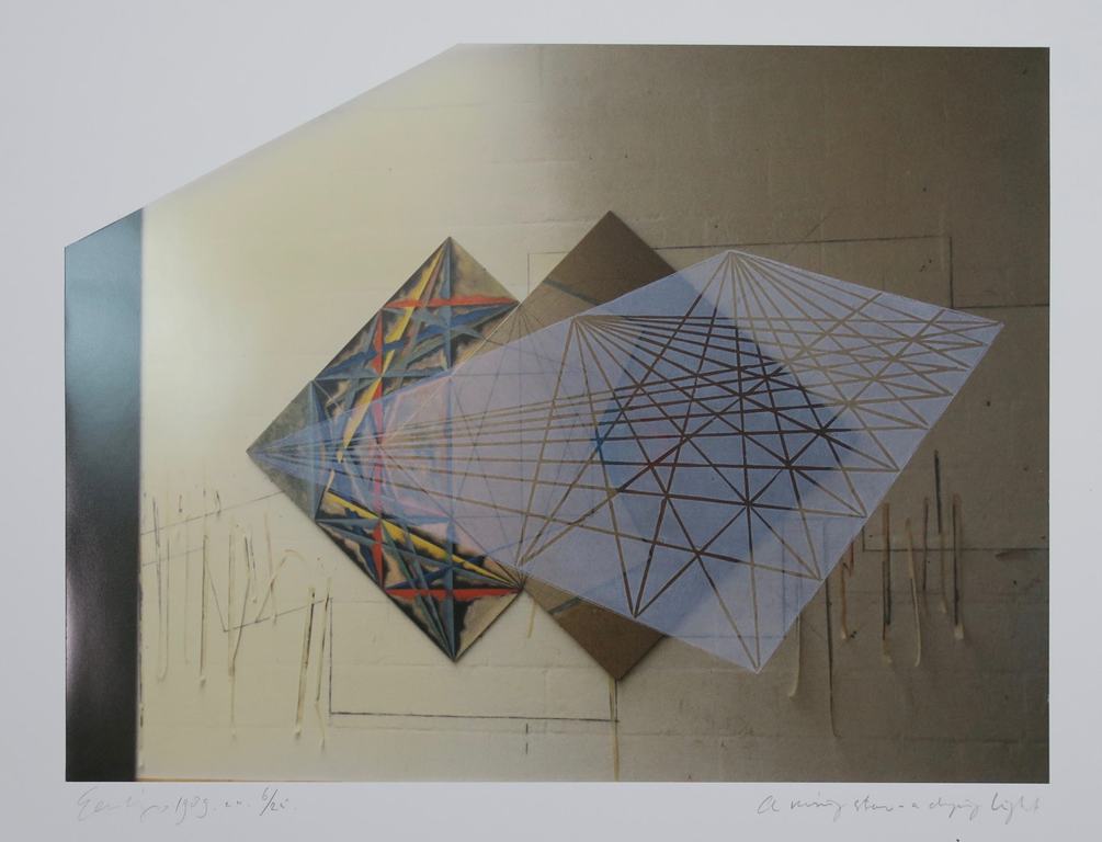 Geertjan van Oostende: Foto en zeefdruk op papier, A rising star- A dying light kopen? Bied vanaf 20!