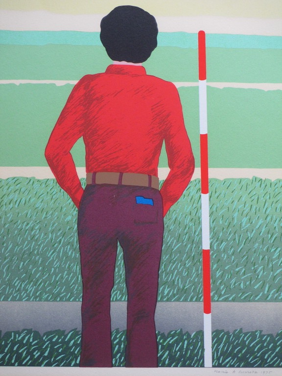 Harrie Gerritz, Een tevreden gevoel, Zeefdruk kopen? Bied vanaf 75!