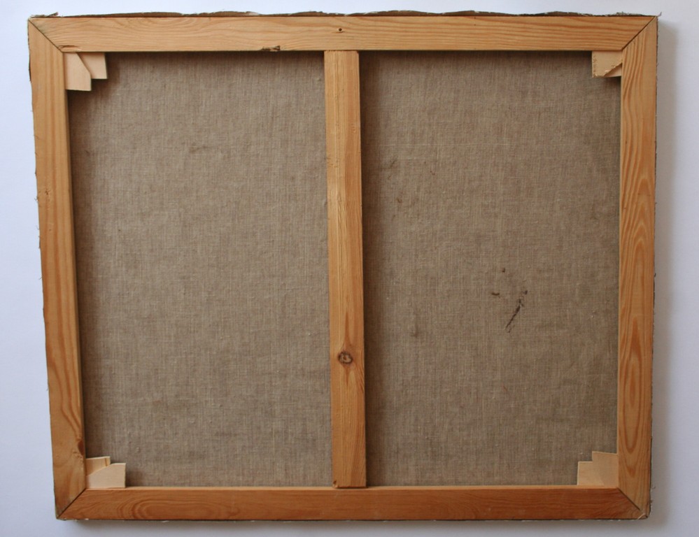 Onbekende kunstenaar - olieverf op doek - landelijk tafereel - gesigneerd kopen? Bied vanaf 1!