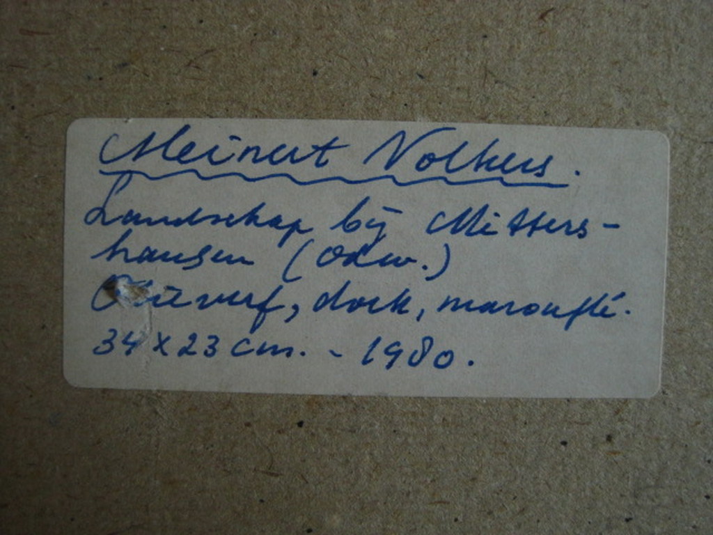 Impressionistisch olieverf Mein. Volkers "Zomers landschap met boom" gesigneerd kopen? Bied vanaf 1!